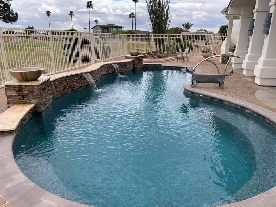 Desert Tropics Custom Pools project