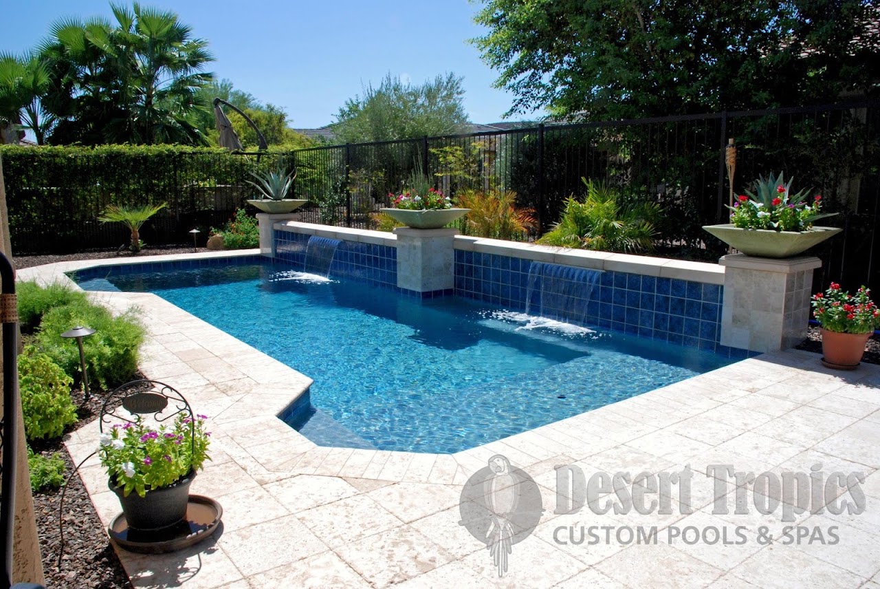 Desert Tropics Custom Pools project