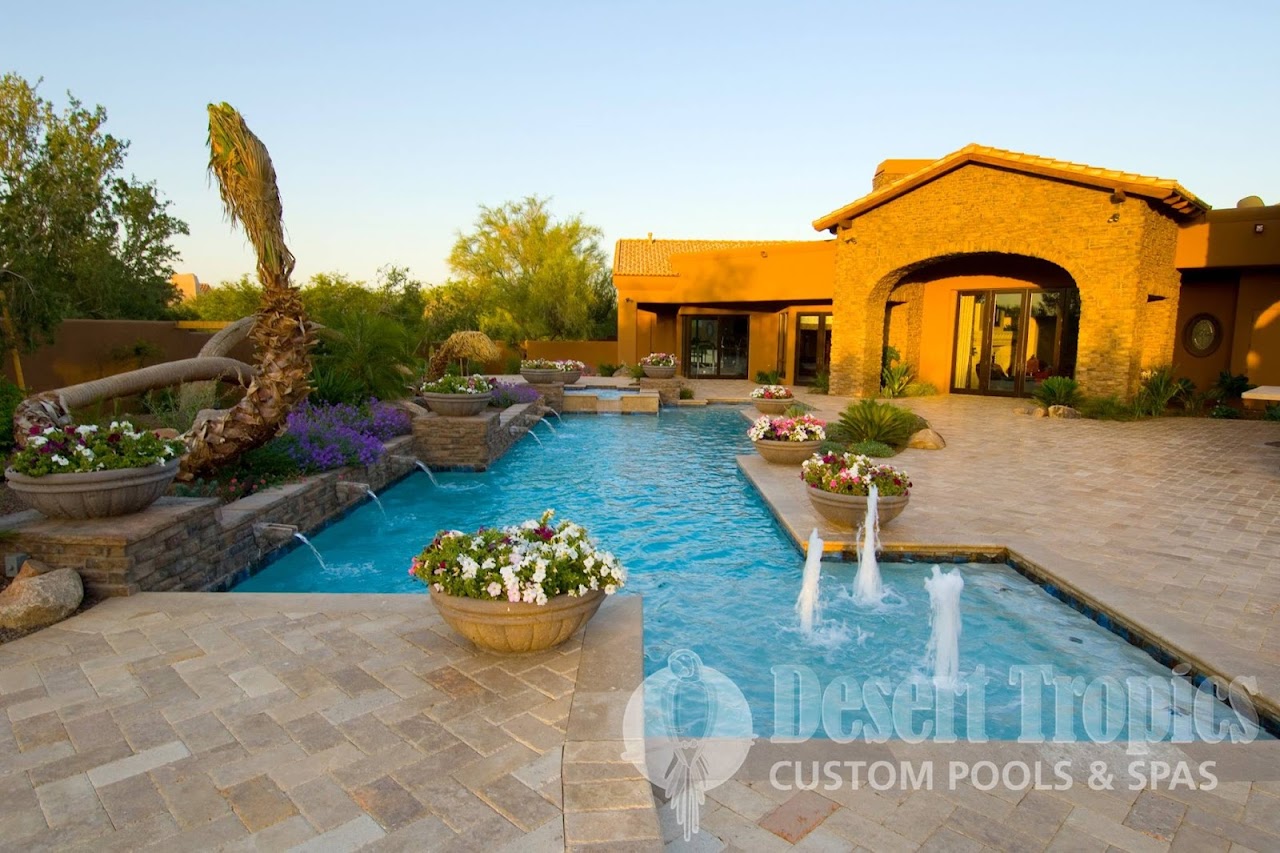Desert Tropics Custom Pools project